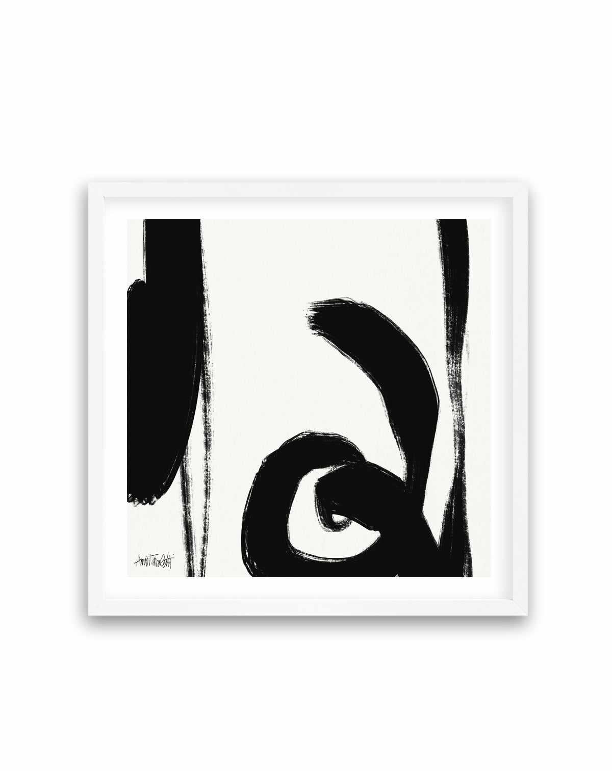 Black and White Abstract IV | Art Print from Olive et Oriel where you can shop wallpaper and artworks online