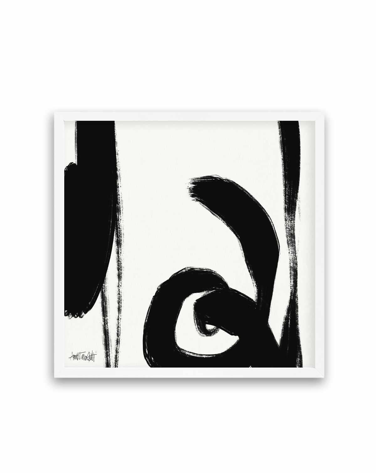 Black and White Abstract IV | Art Print from Olive et Oriel where you can shop wallpaper and artworks online
