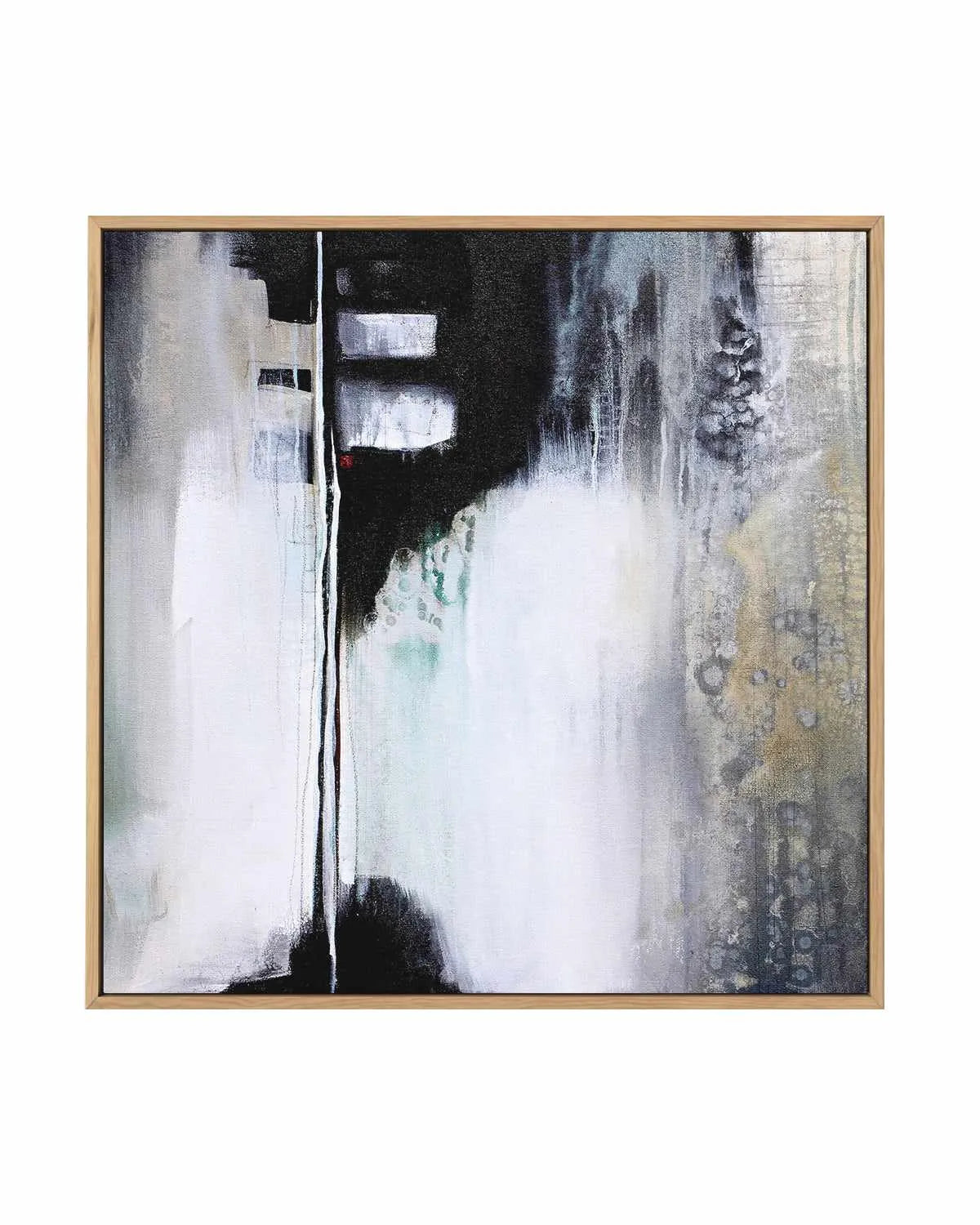 Black and White Drama by Karen Hale | Framed Canvas Art Print from Olive et Oriel where you can shop wallpaper and artworks online