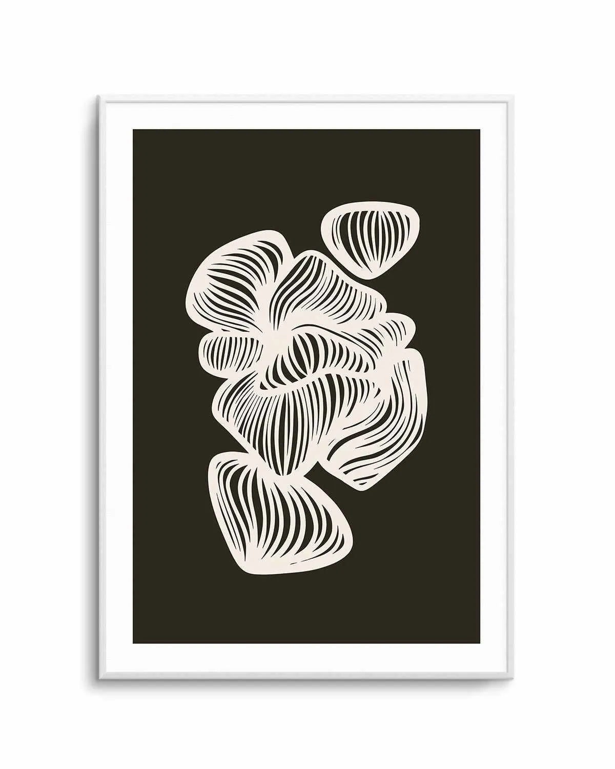 Black and White Shapes by Incado Art Print from Olive et Oriel where you can shop wallpaper and artworks online
