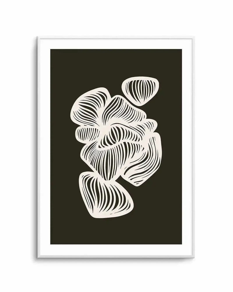 Black and White Shapes by Incado Art Print from Olive et Oriel where you can shop wallpaper and artworks online