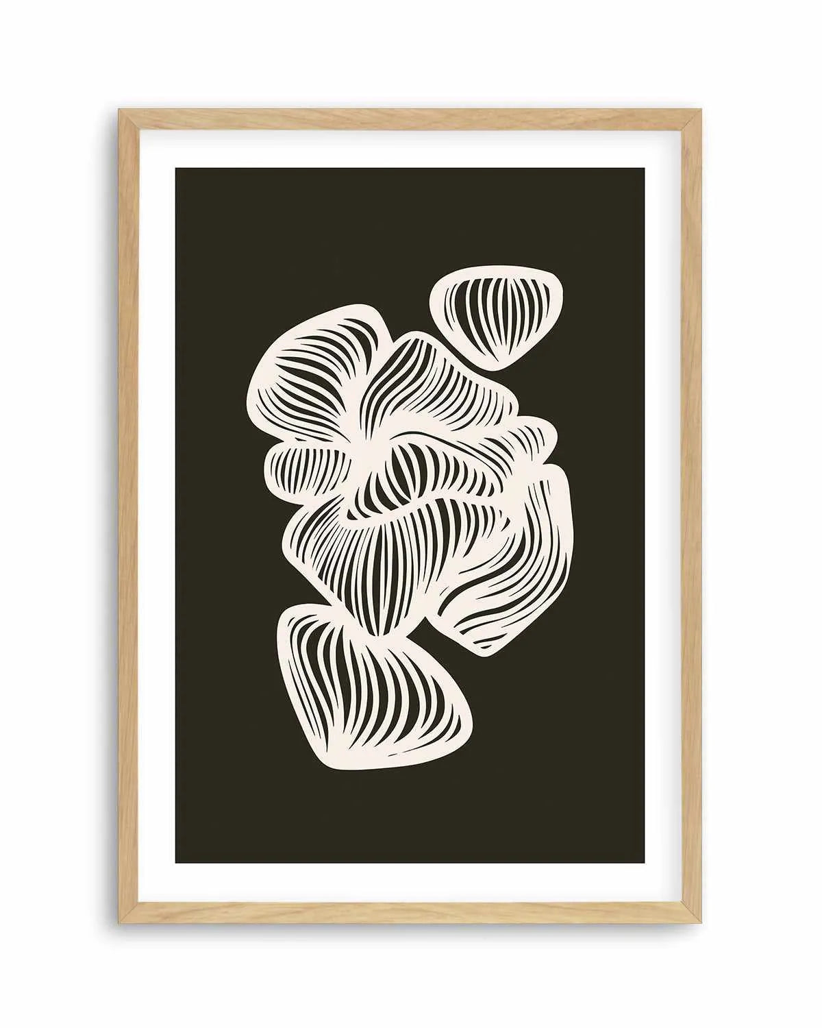 Black and White Shapes by Incado Art Print from Olive et Oriel where you can shop wallpaper and artworks online