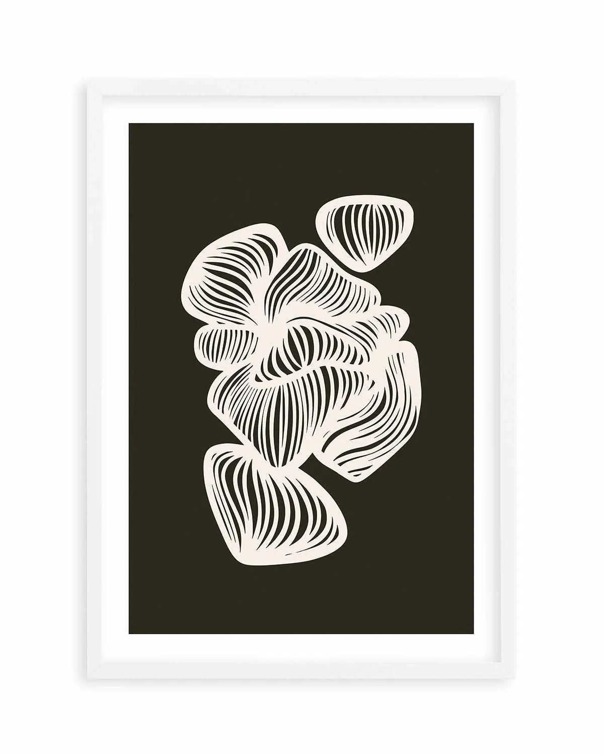 Black and White Shapes by Incado Art Print from Olive et Oriel where you can shop wallpaper and artworks online