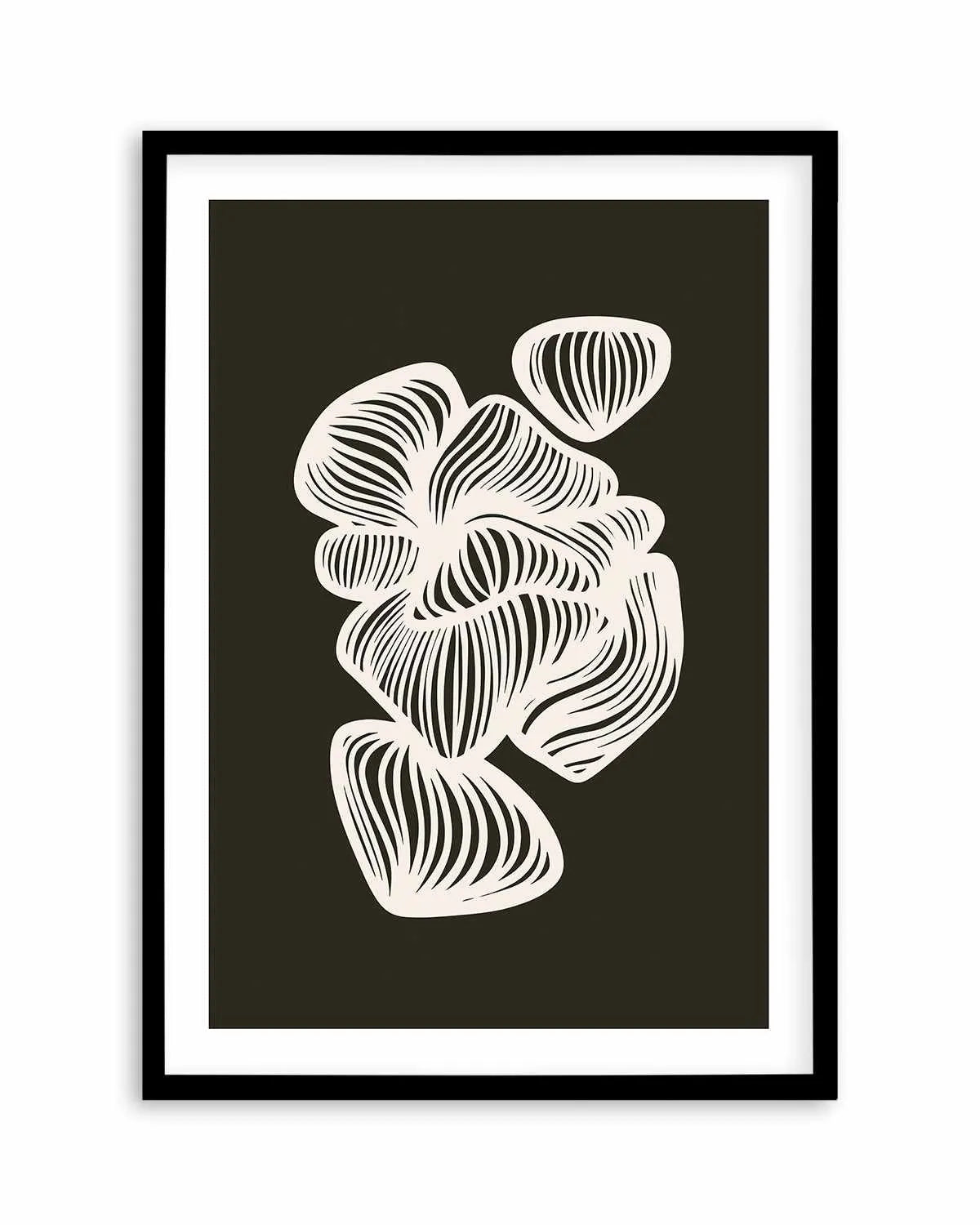 Black and White Shapes by Incado Art Print from Olive et Oriel where you can shop wallpaper and artworks online