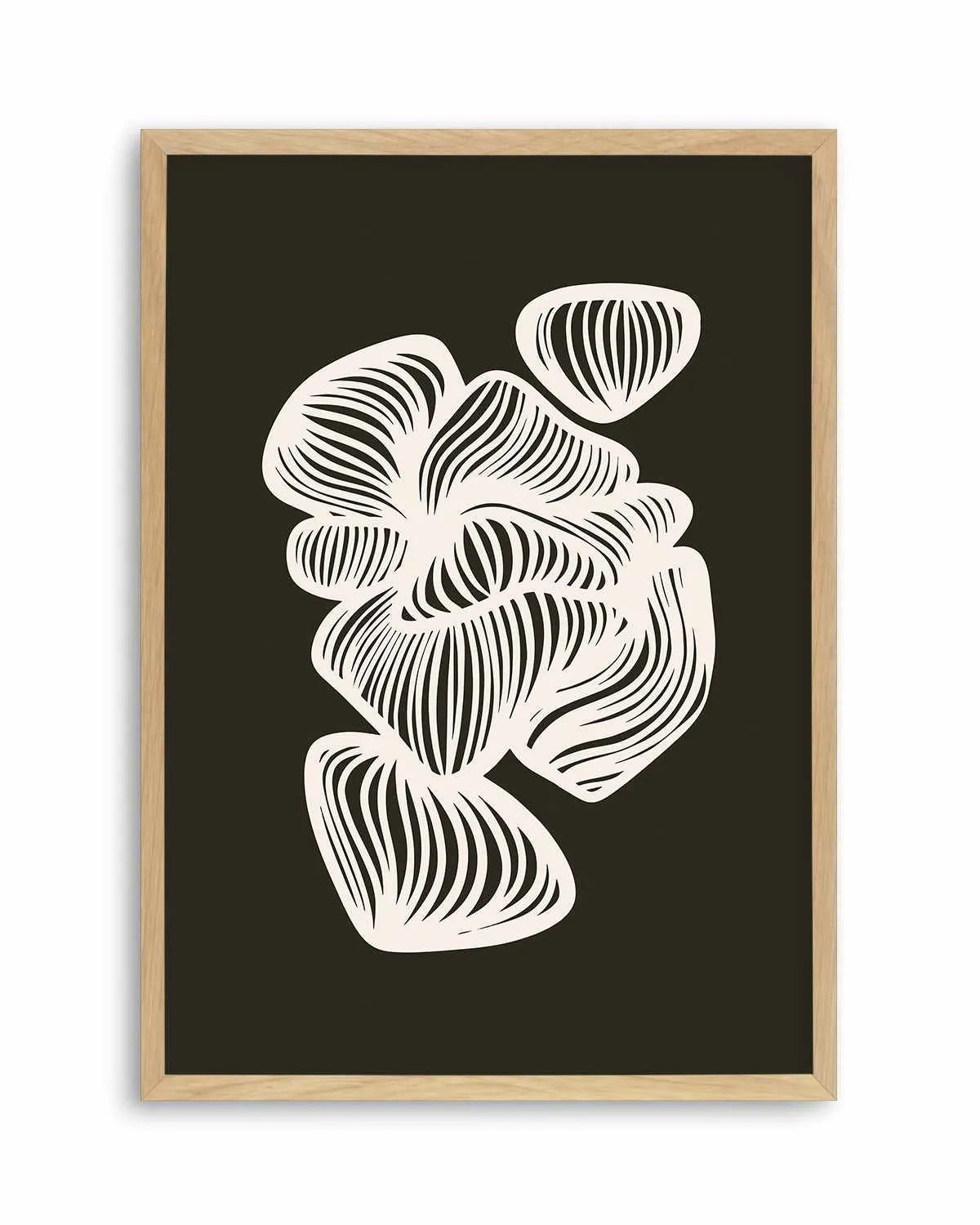 Black and White Shapes by Incado Art Print from Olive et Oriel where you can shop wallpaper and artworks online