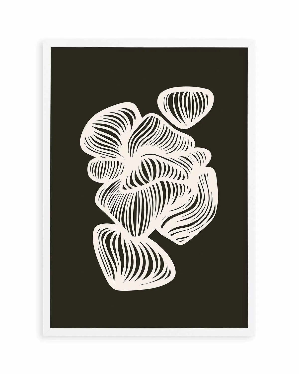 Black and White Shapes by Incado Art Print from Olive et Oriel where you can shop wallpaper and artworks online