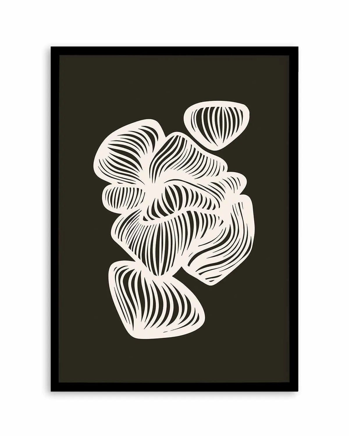 Black and White Shapes by Incado Art Print from Olive et Oriel where you can shop wallpaper and artworks online