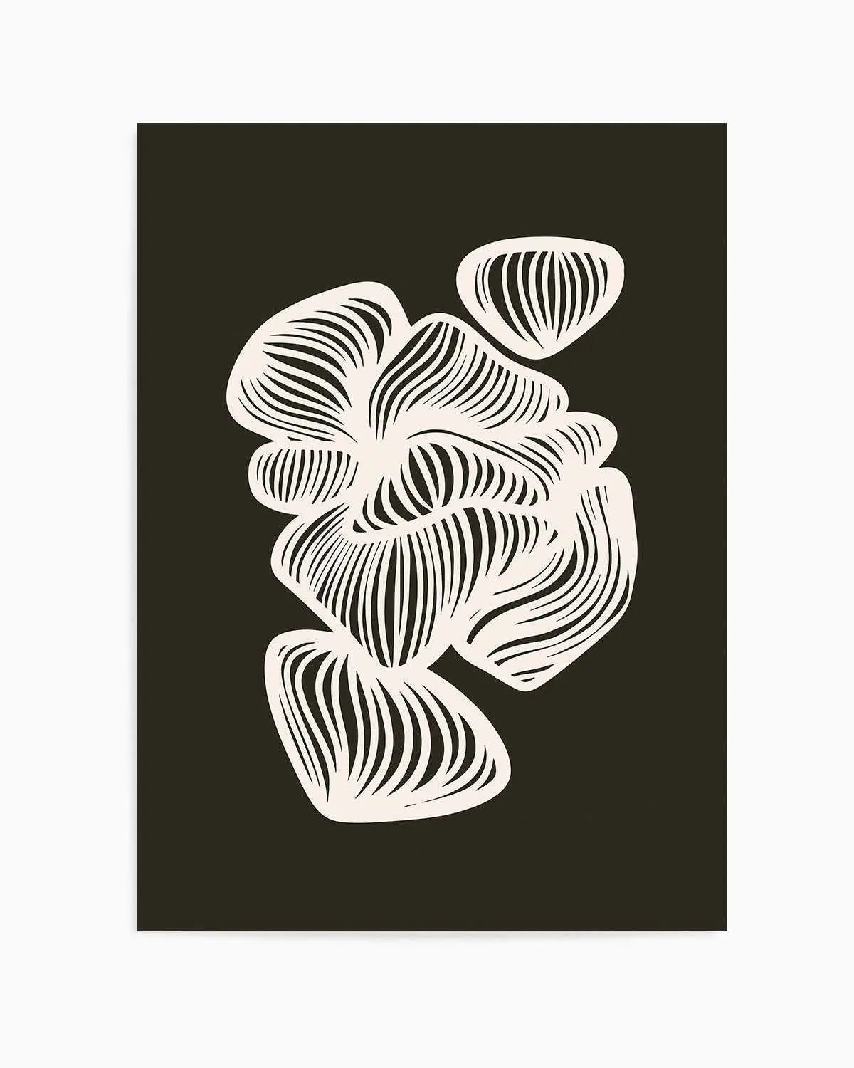 Black and White Shapes by Incado Art Print from Olive et Oriel where you can shop wallpaper and artworks online