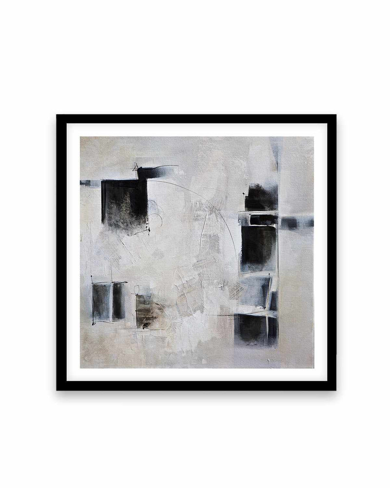 Black and White and In Between by Karen Hale Art Print