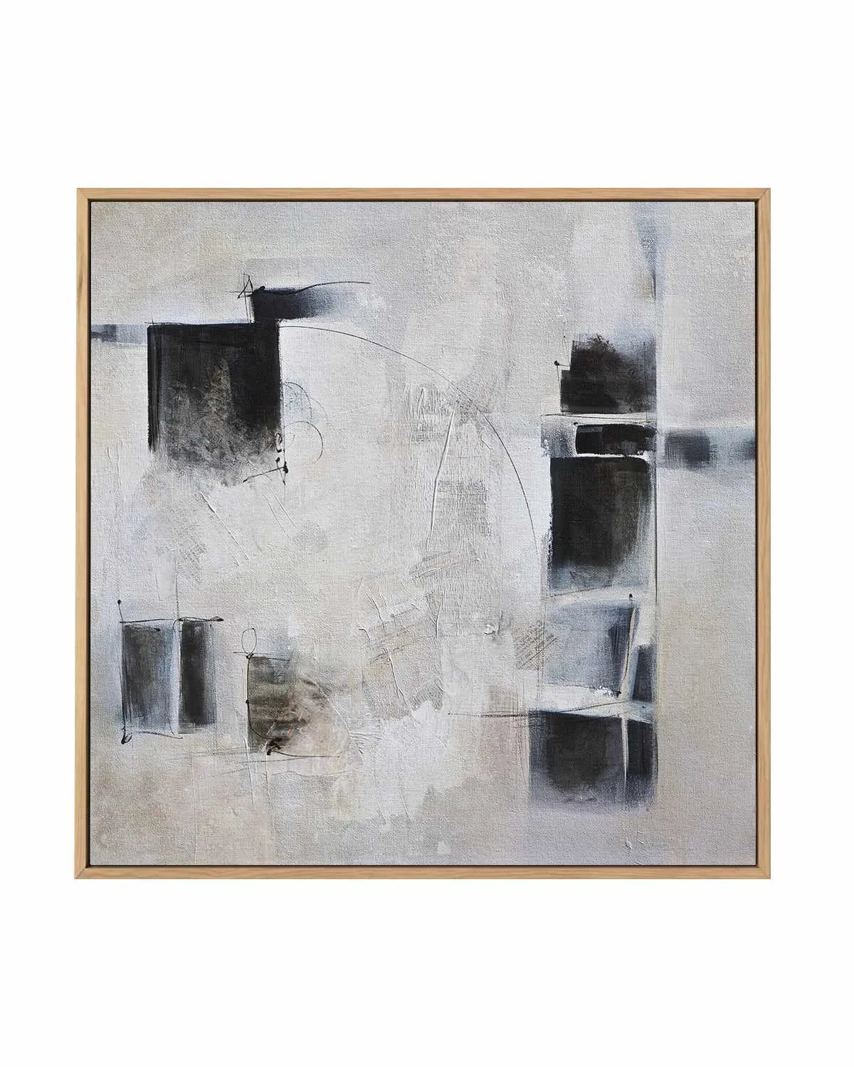 Black and White and In Between by Karen Hale | Framed Canvas Art Print from Olive et Oriel where you can shop wallpaper and artworks online