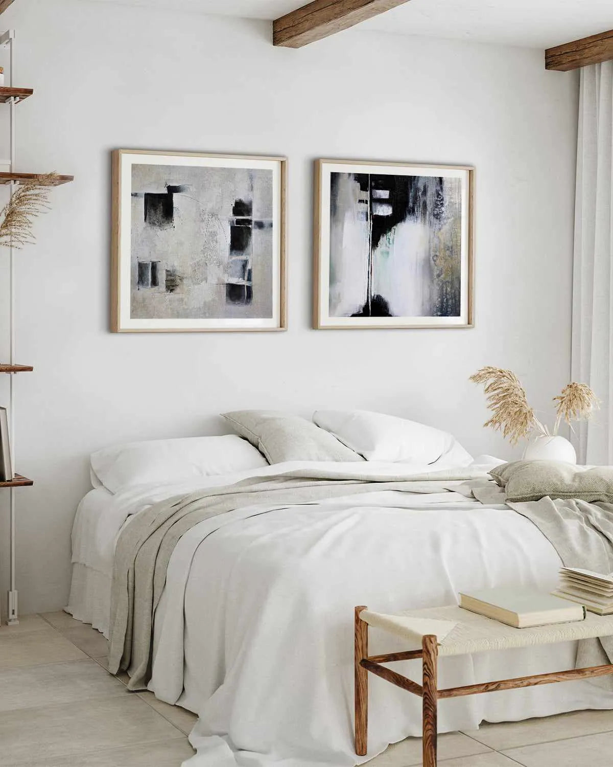 Black and White Drama by Karen Hale Art Print from Olive et Oriel where you can shop wallpaper and artworks online