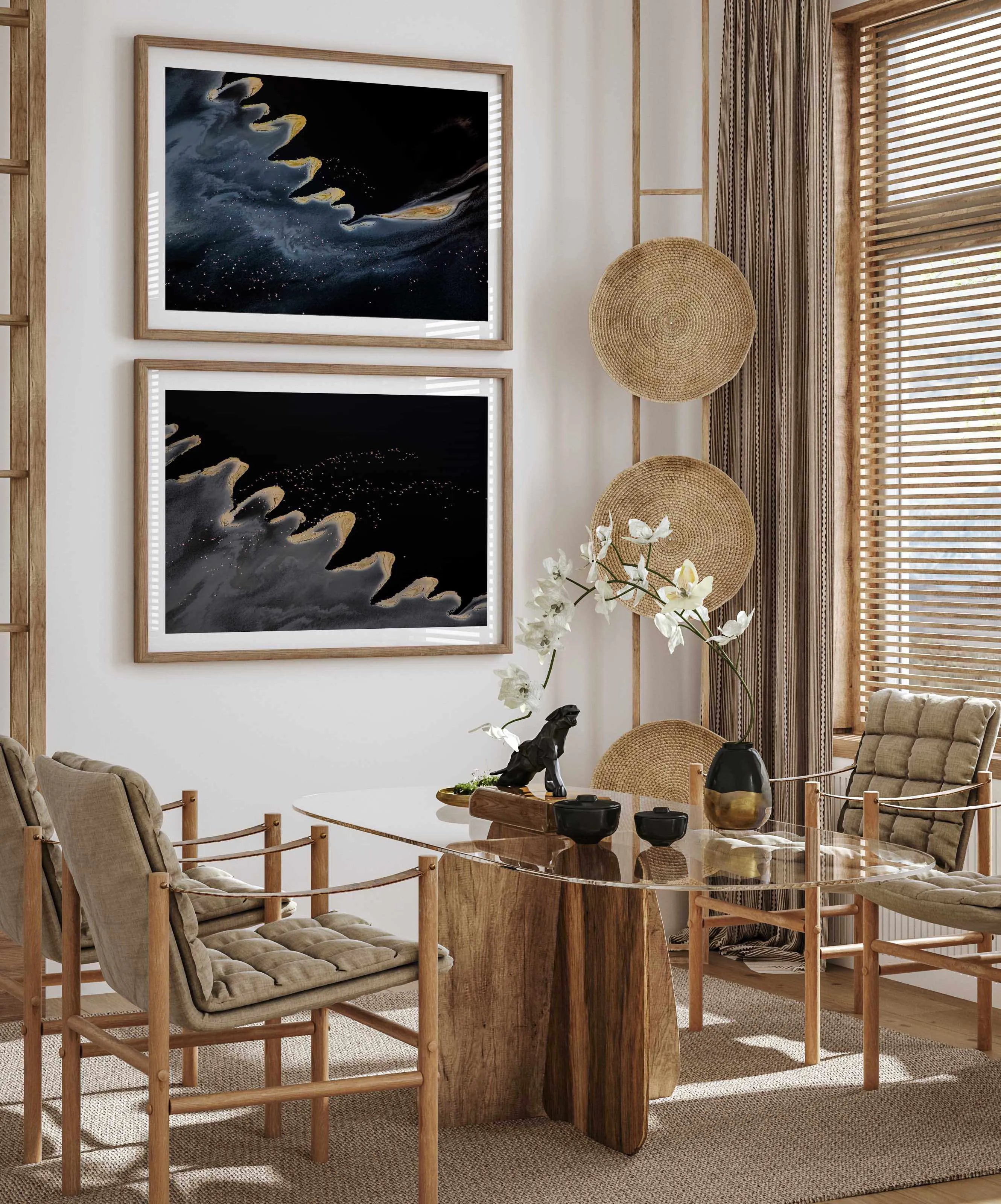 Black Earth I by Phillip Chang Art Print from Olive et Oriel where you can shop wallpaper and artworks online