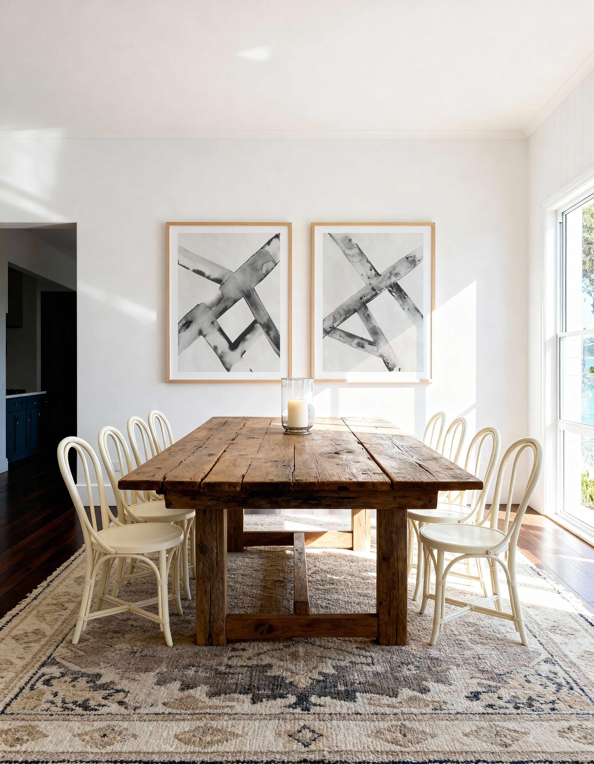 Black Lines I & III Art Print Set of 2 | Matching Wall Art from Olive et Oriel where you can shop wallpaper and artworks online