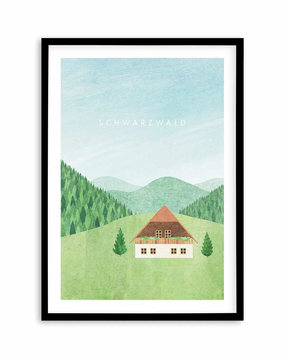 Blackforest by Henry Rivers Art Print from Olive et Oriel where you can shop wallpaper and artworks online