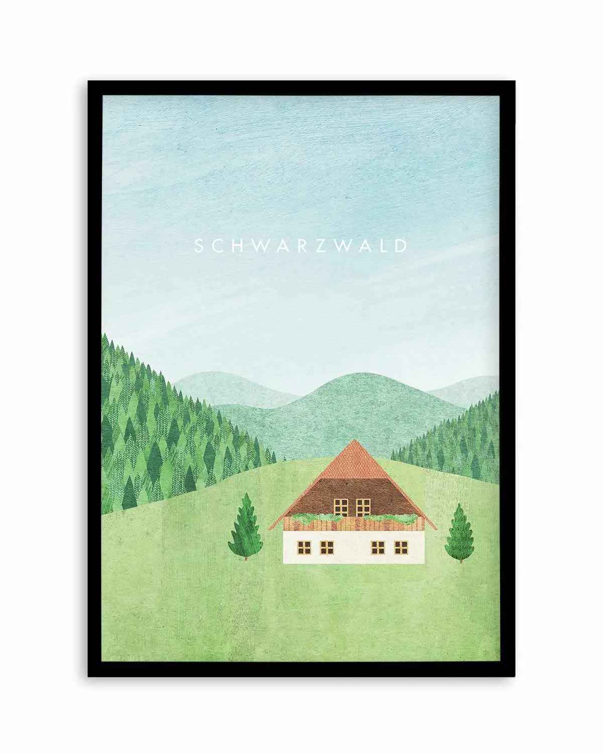 Blackforest by Henry Rivers Art Print from Olive et Oriel where you can shop wallpaper and artworks online
