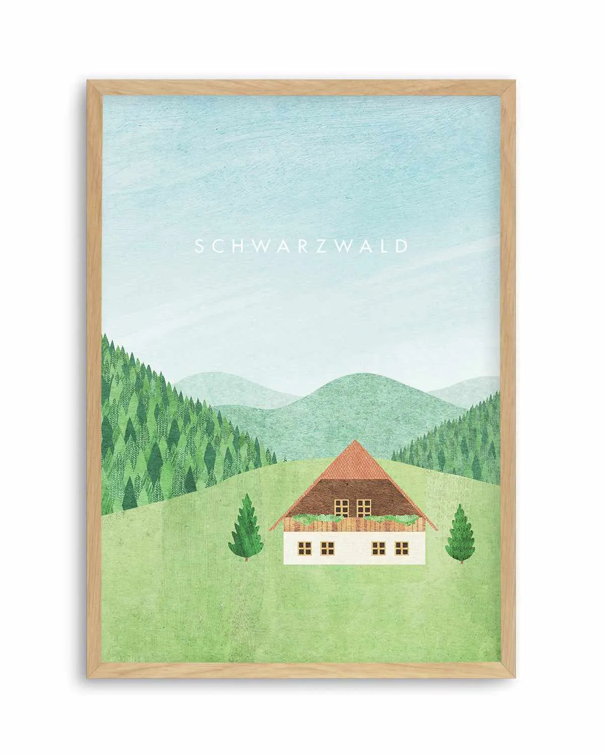 Blackforest by Henry Rivers Art Print from Olive et Oriel where you can shop wallpaper and artworks online