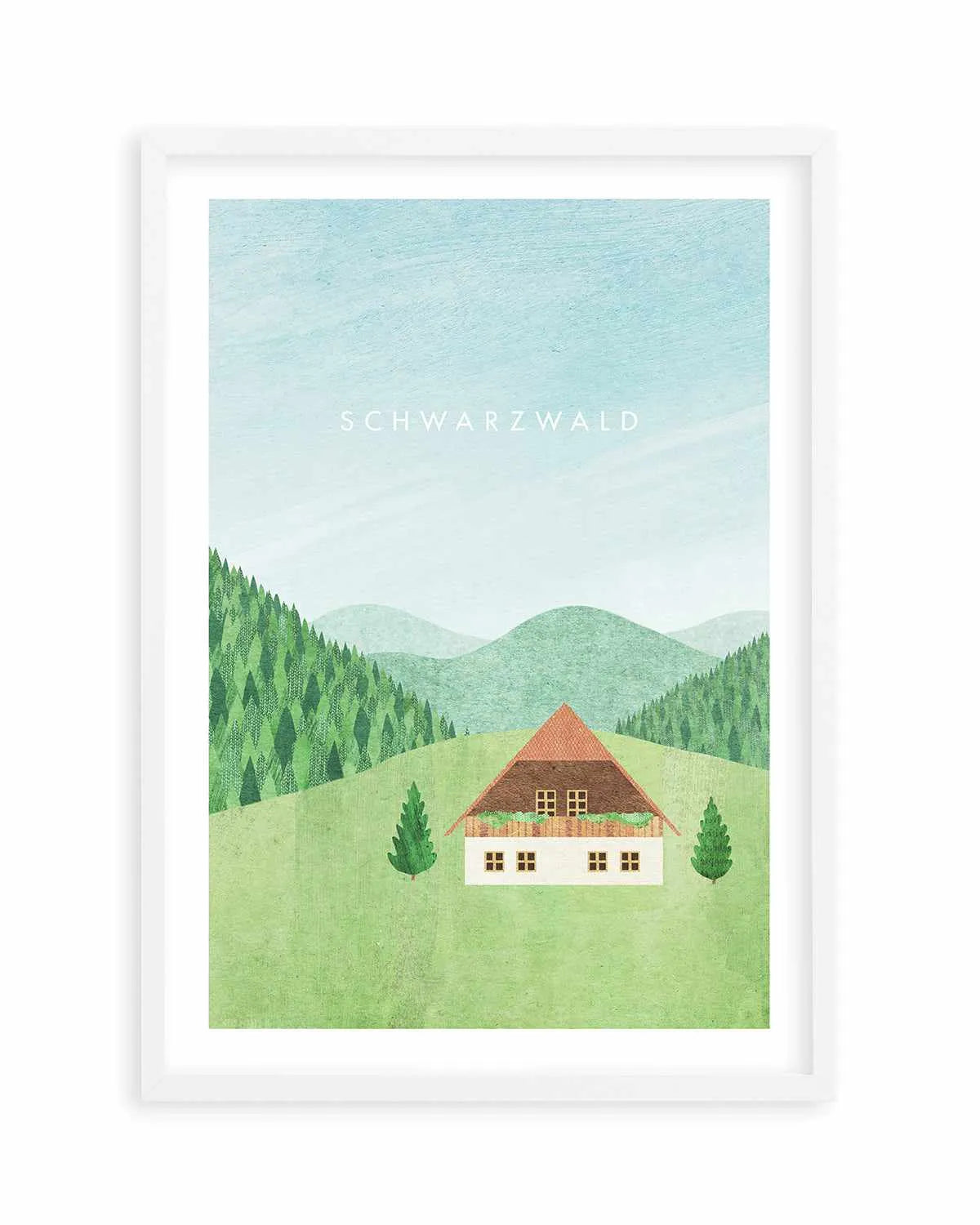 Blackforest by Henry Rivers Art Print from Olive et Oriel where you can shop wallpaper and artworks online