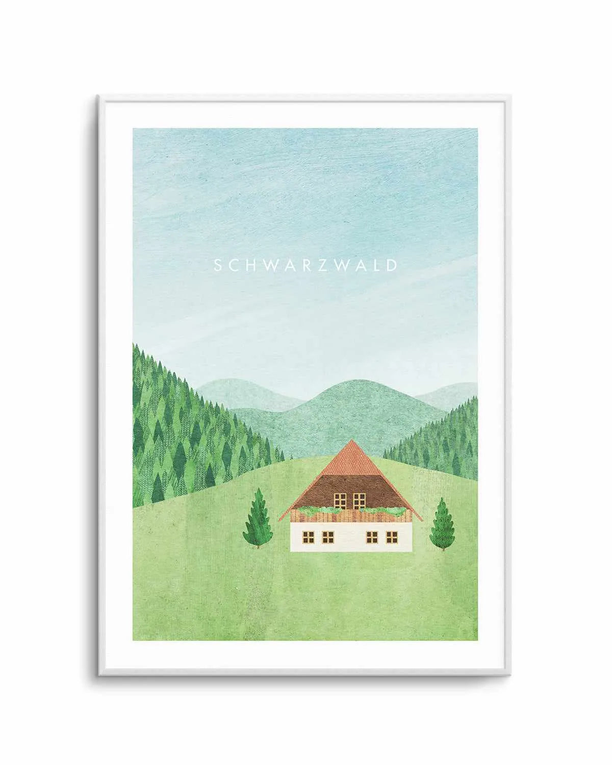 Blackforest by Henry Rivers Art Print from Olive et Oriel where you can shop wallpaper and artworks online