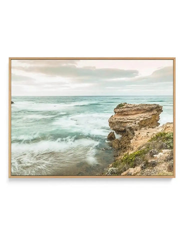 Blairgowrie, Victoria | Framed Canvas Art Print blue art print