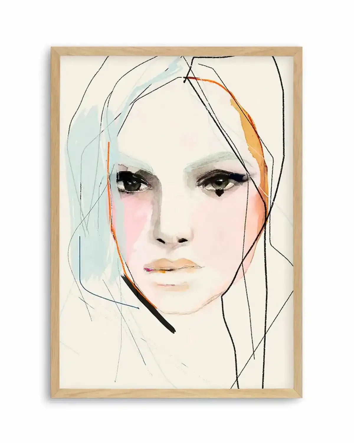 Blanche by Leigh Viner Art Print from Olive et Oriel where you can shop wallpaper and artworks online