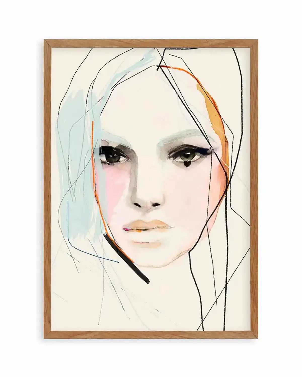 Blanche by Leigh Viner Art Print from Olive et Oriel where you can shop wallpaper and artworks online