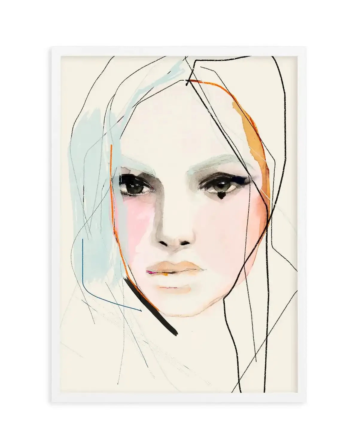 Blanche by Leigh Viner Art Print-PRINT-Olive et Oriel-Leigh Viner-A5 | 5.8" x 8.3" | 14.8 x 21cm-White-With White Border-Buy-Australian-Art-Prints-Online-with-Olive-et-Oriel-Your-Artwork-Specialists-Austrailia-Decorate-With-Coastal-Photo-Wall-Art-Prints-From-Our-Beach-House-Artwork-Collection-Fine-Poster-and-Framed-Artwork