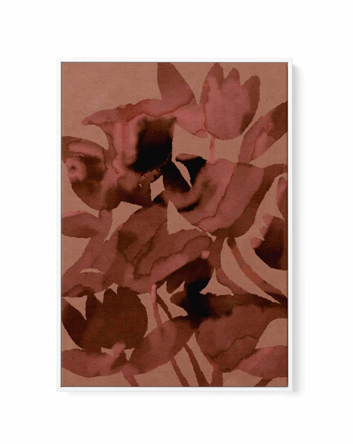Blended Flowers 3 by Shatha Al Dafai | Framed Canvas Art Print from Olive et Oriel where you can shop wallpaper and artworks online