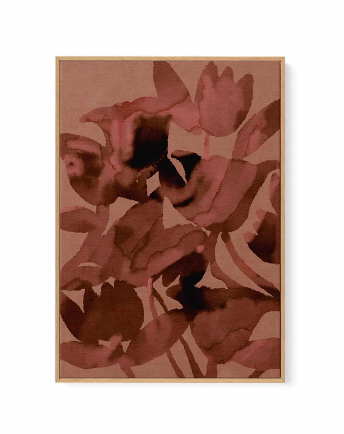 Blended Flowers 3 by Shatha Al Dafai | Framed Canvas Art Print from Olive et Oriel where you can shop wallpaper and artworks online