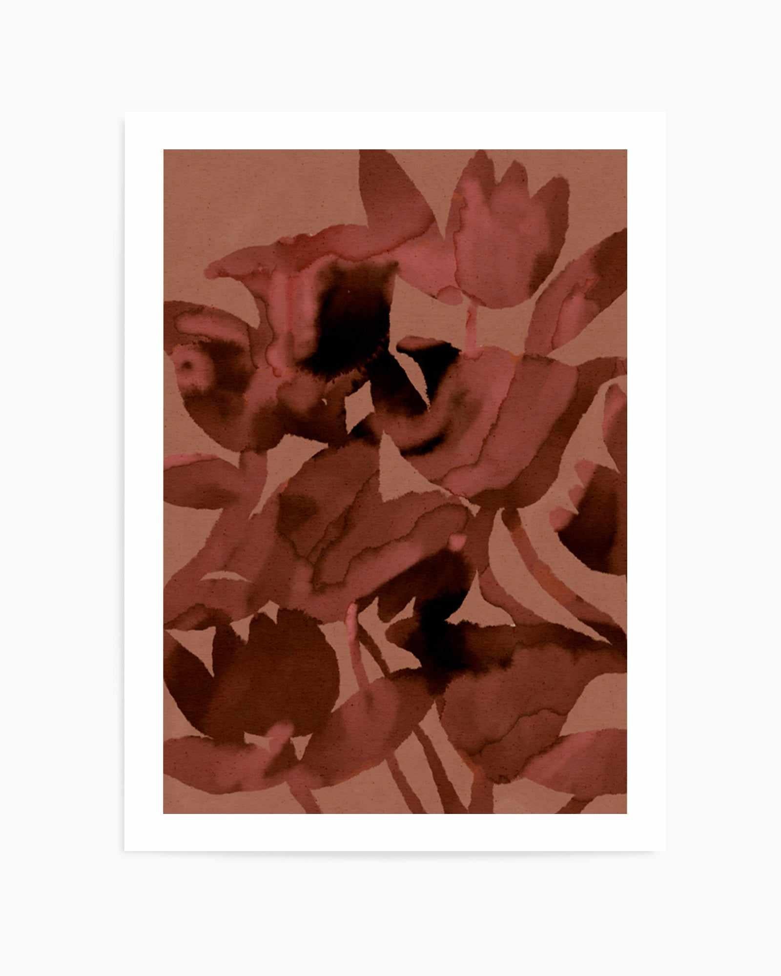 Blended Flowers 3 by Shatha Al Dafai | Art Print from Olive et Oriel where you can shop wallpaper and artworks online