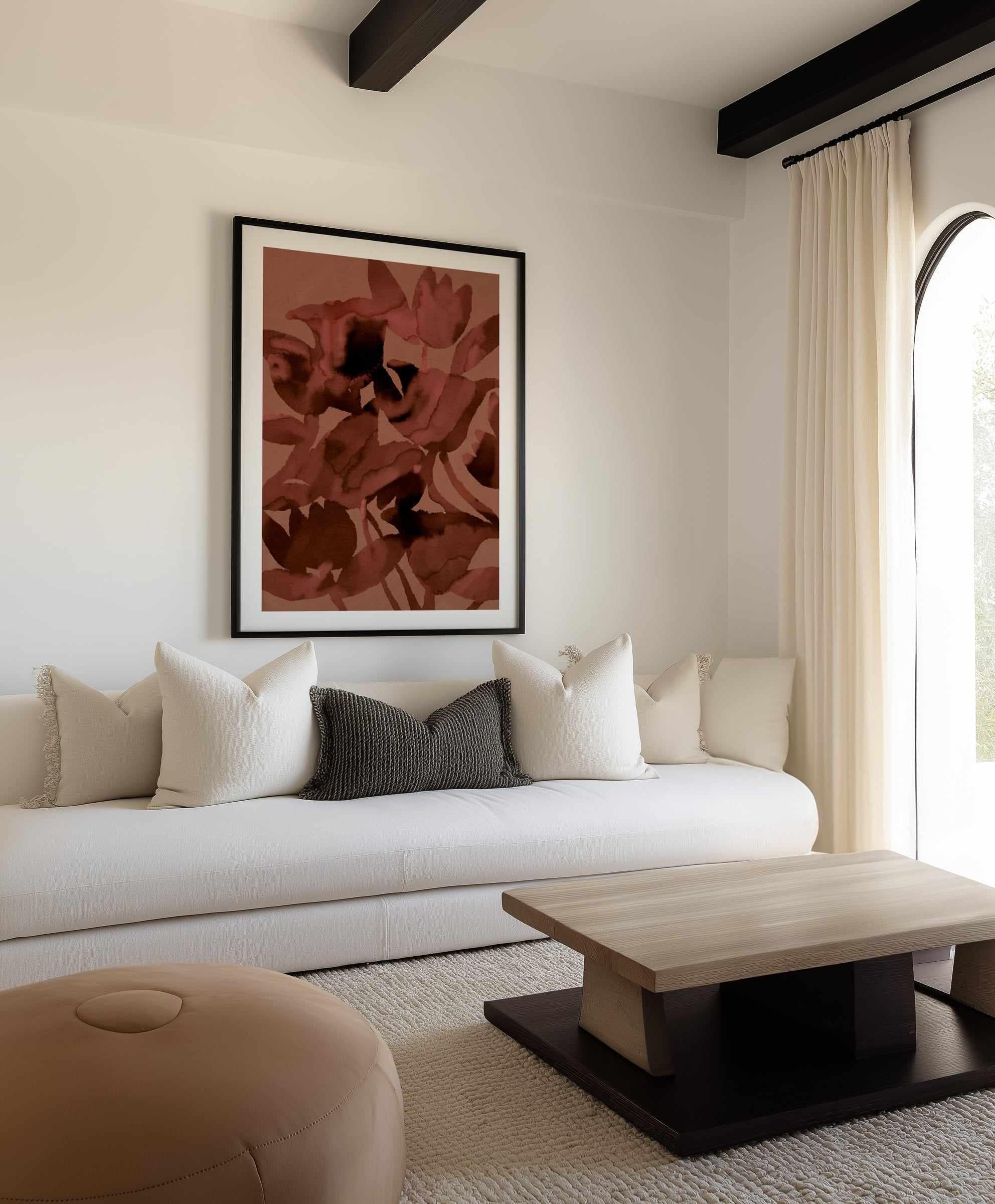 Blended Flowers 3 by Shatha Al Dafai | Art Print from Olive et Oriel where you can shop wallpaper and artworks online