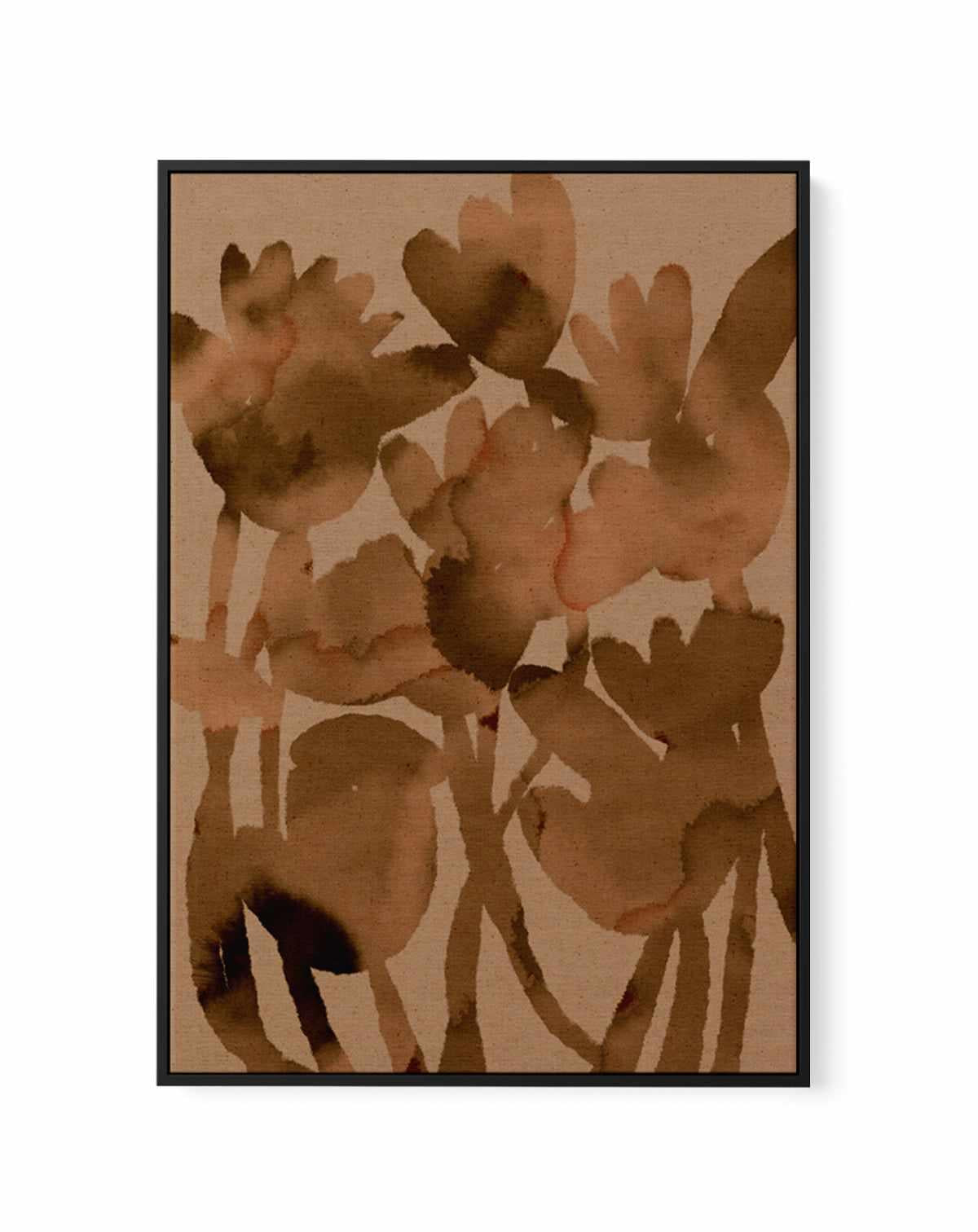Blended Flowers 1 by Shatha Al Dafai | Framed Canvas Art Print from Olive et Oriel where you can shop wallpaper and artworks online