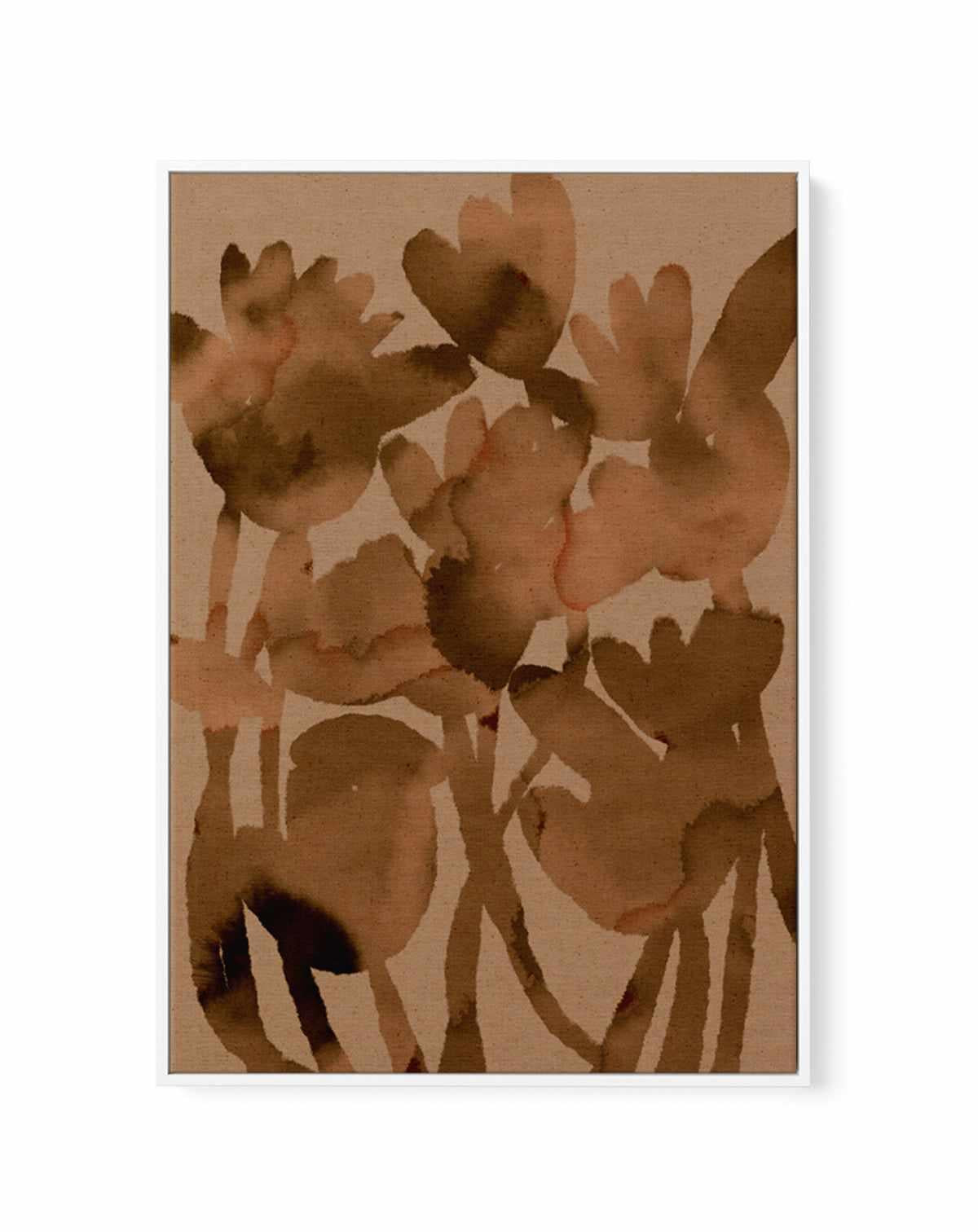 Blended Flowers 1 by Shatha Al Dafai | Framed Canvas Art Print from Olive et Oriel where you can shop wallpaper and artworks online