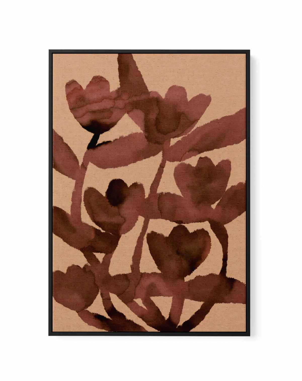 Blended Flowers 2 by Shatha Al Dafai | Framed Canvas Art Print from Olive et Oriel where you can shop wallpaper and artworks online