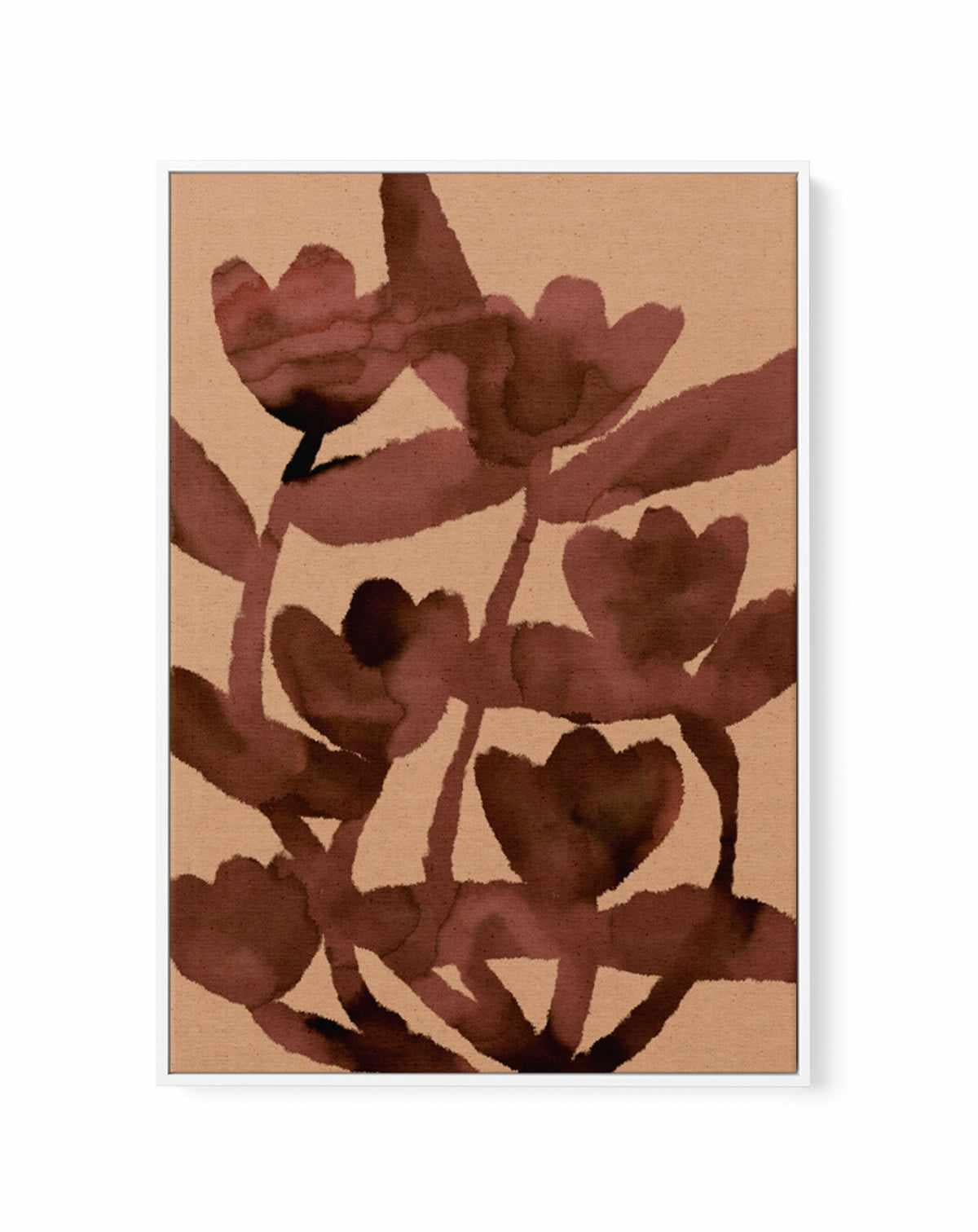 Blended Flowers 2 by Shatha Al Dafai | Framed Canvas Art Print from Olive et Oriel where you can shop wallpaper and artworks online