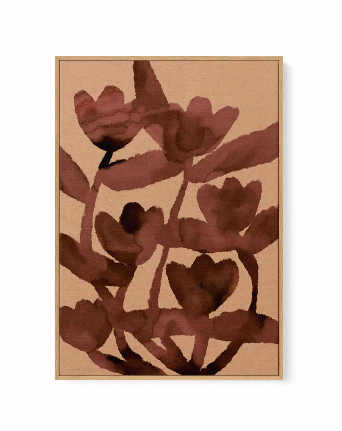 Blended Flowers 2 by Shatha Al Dafai | Framed Canvas Art Print from Olive et Oriel where you can shop wallpaper and artworks online