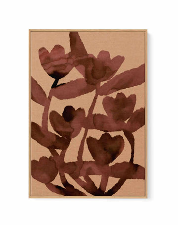 Blended Flowers 2 by Shatha Al Dafai | Framed Canvas Art Print from Olive et Oriel where you can shop wallpaper and artworks online