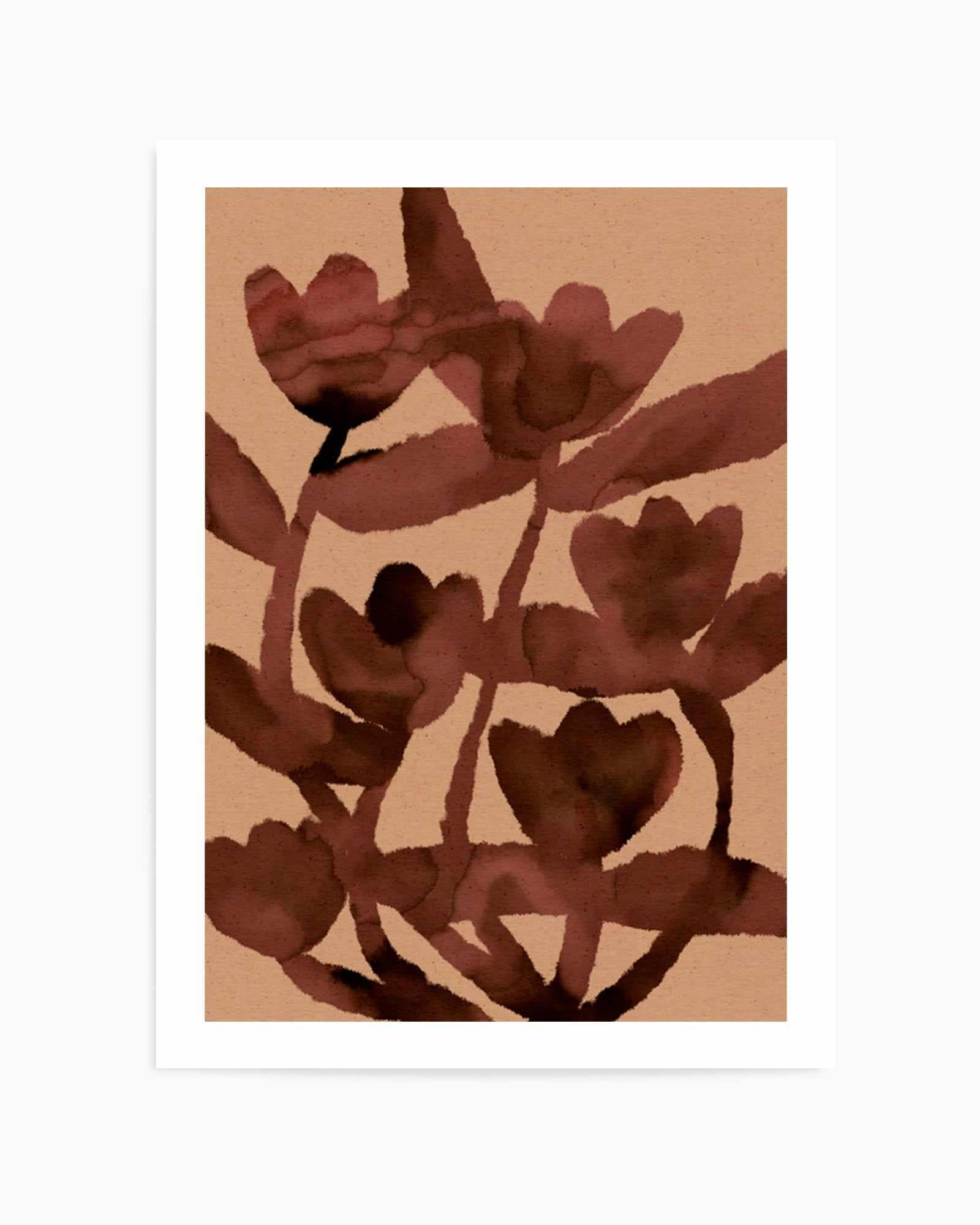 Blended Flowers 2 by Shatha Al Dafai | Art Print from Olive et Oriel where you can shop wallpaper and artworks online