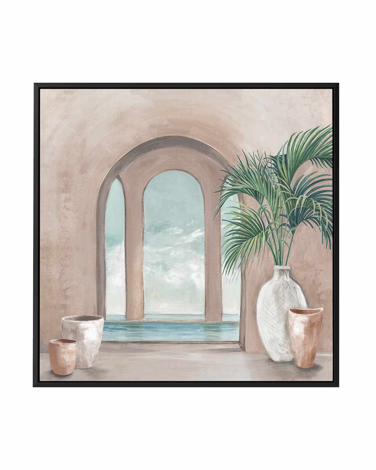 Blissful Heaven | Framed Canvas Art Print