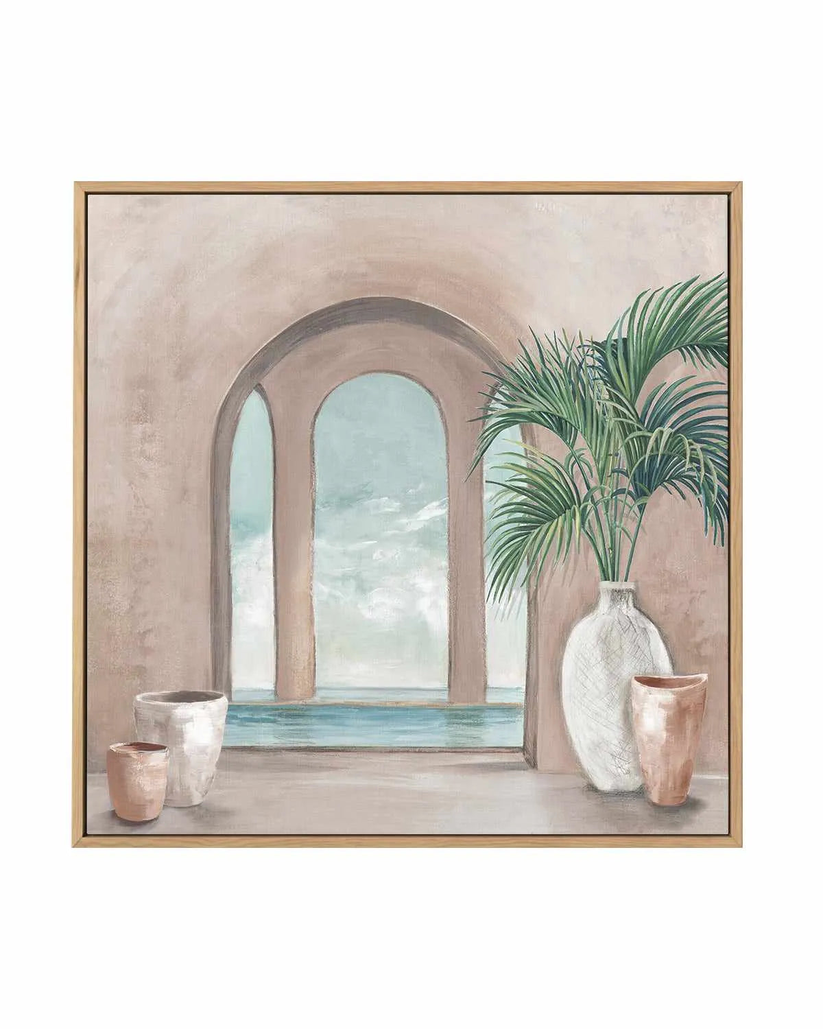 Blissful Heaven | Framed Canvas Art Print from Olive et Oriel where you can shop wallpaper and artworks online