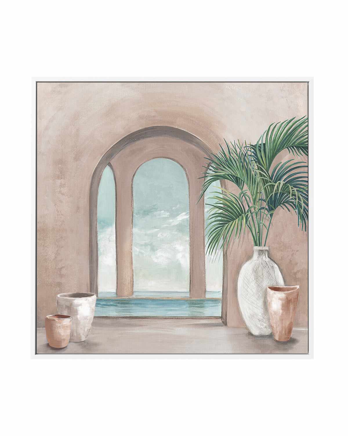 Blissful Heaven | Framed Canvas Art Print