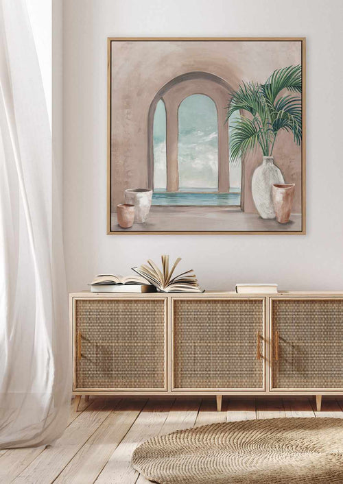 Blissful Heaven | Framed Canvas Art Print