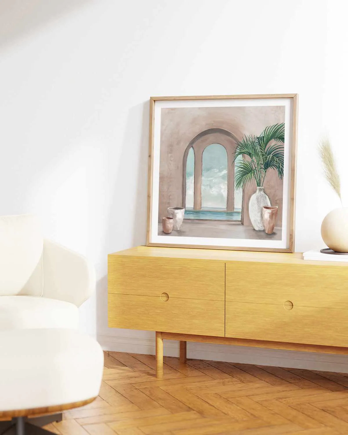 Blissful Heaven Art Print from Olive et Oriel where you can shop wallpaper and artworks online