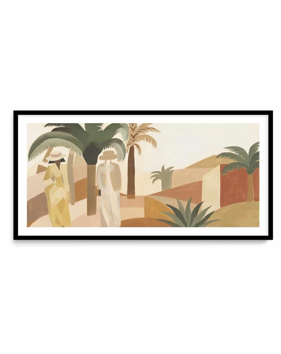 Block Palm I LS | Panoramic Art Print