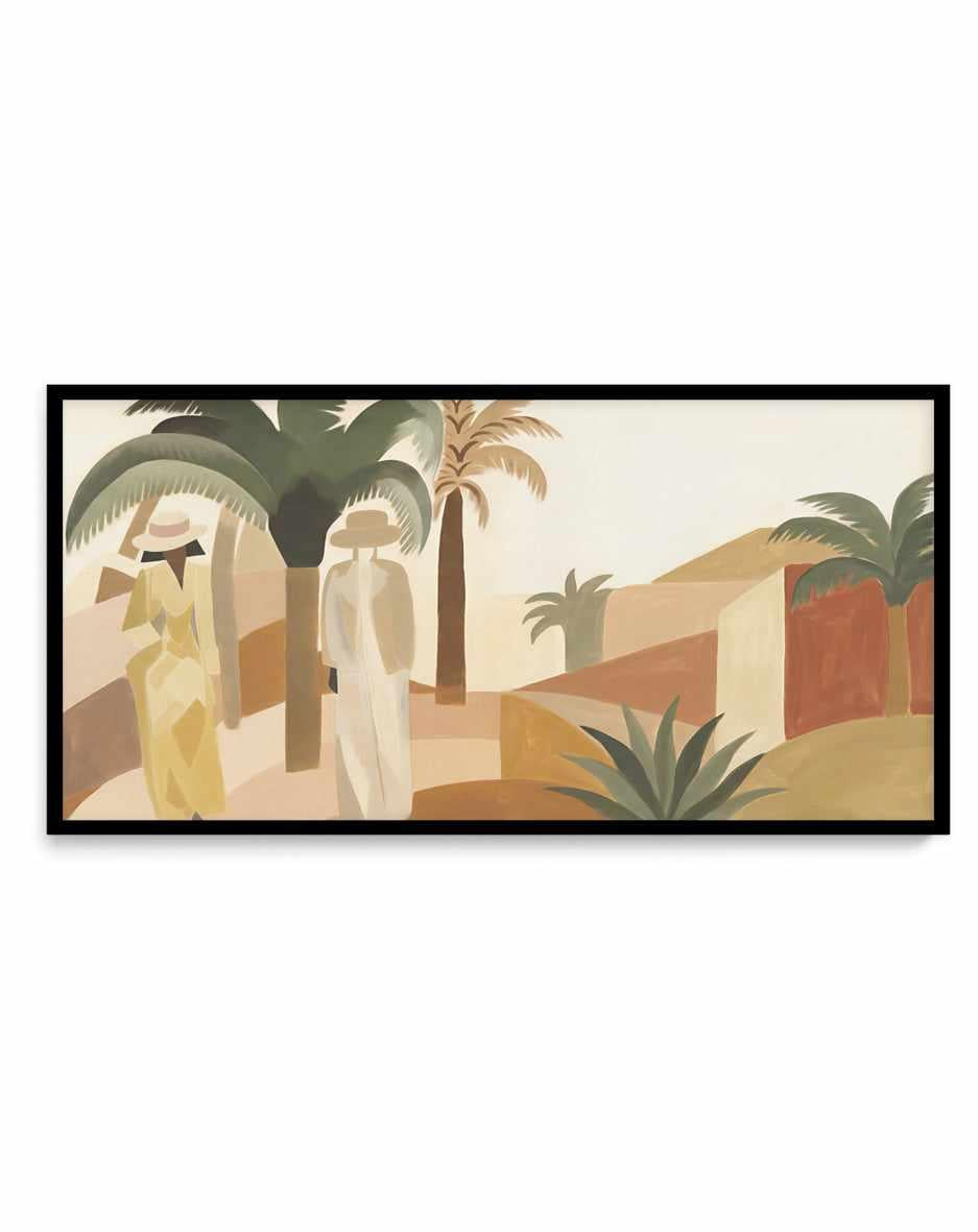 Block Palm I LS | Panoramic Art Print