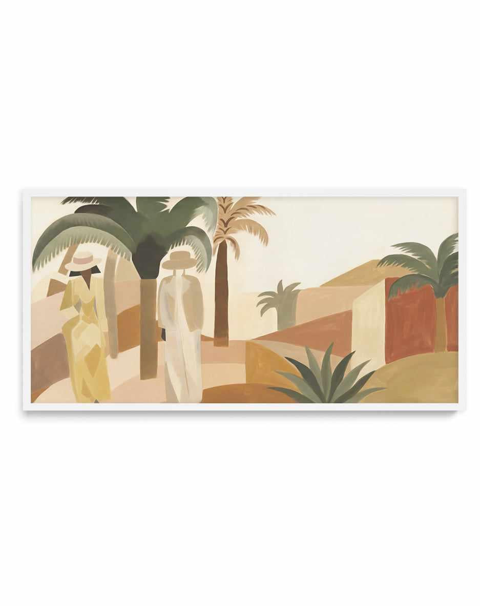 Block Palm I LS | Panoramic Art Print