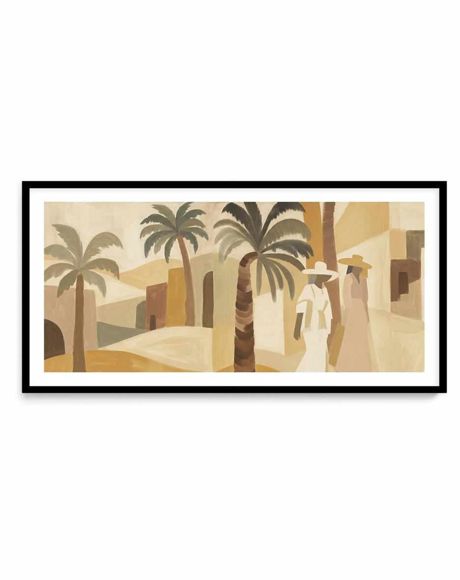 Block Palm II LS | Panoramic Art Print