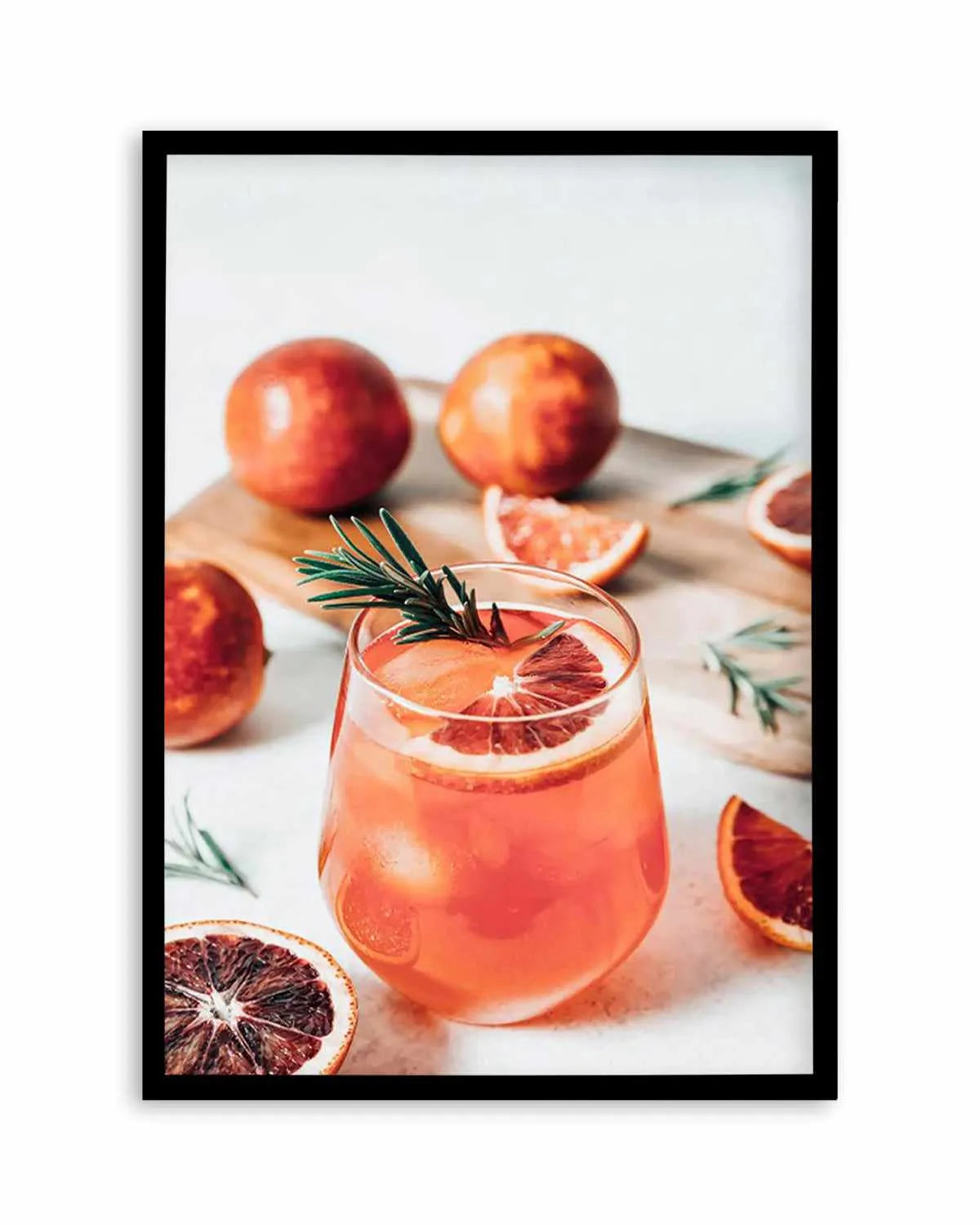 Blood Orange Spritz Art Print from Olive et Oriel where you can shop wallpaper and artworks online