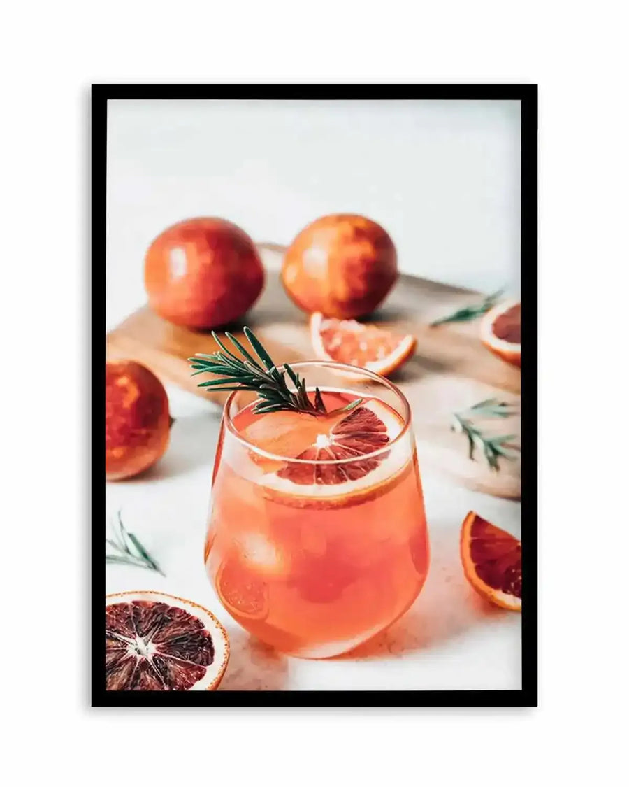 Blood Orange Spritz Art Print from Olive et Oriel where you can shop wallpaper and artworks online