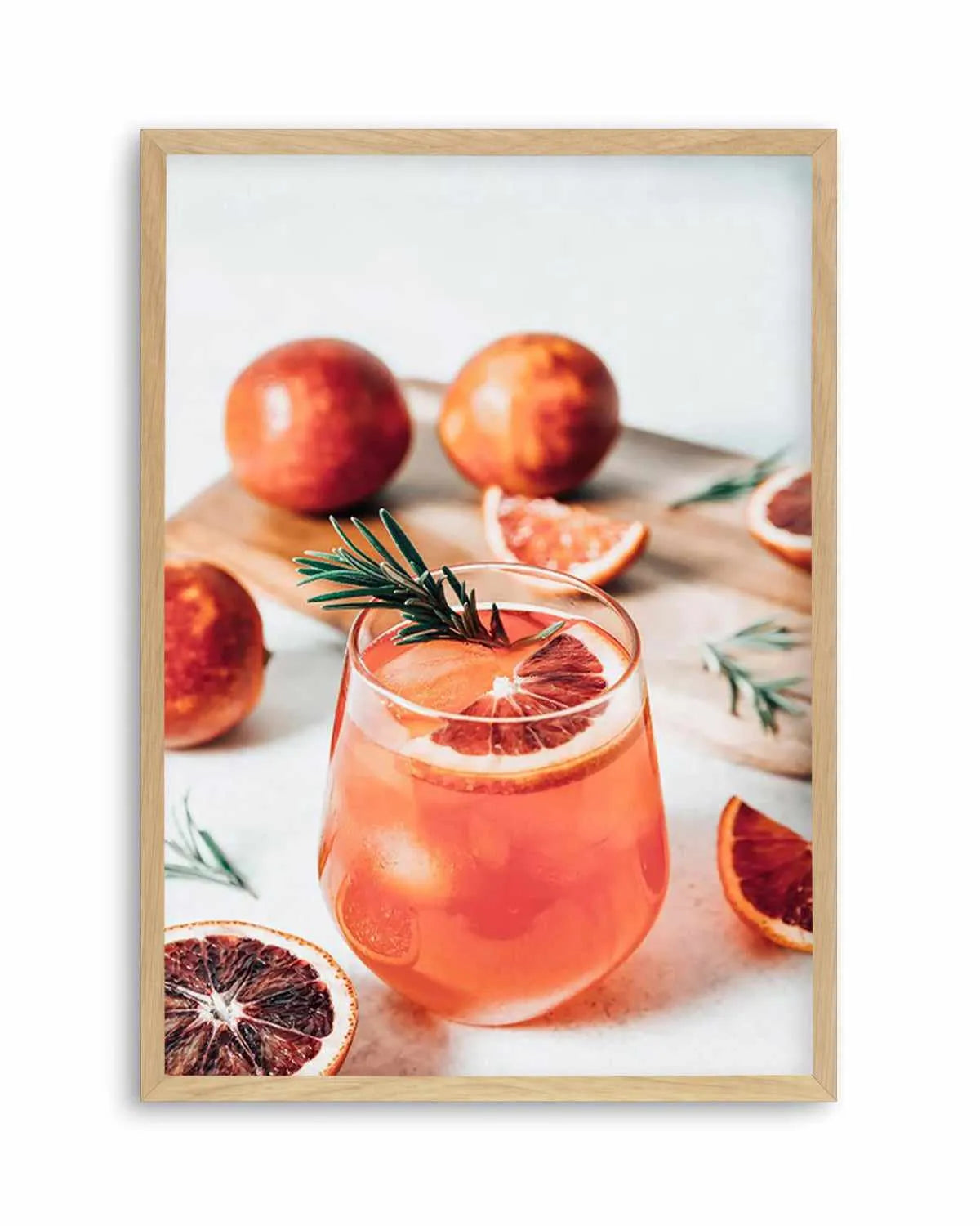 Blood Orange Spritz Art Print from Olive et Oriel where you can shop wallpaper and artworks online