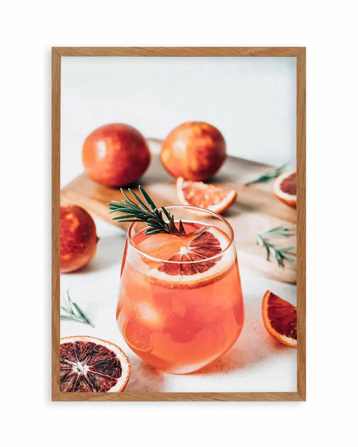 Blood Orange Spritz Art Print from Olive et Oriel where you can shop wallpaper and artworks online